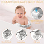 Baby Bath Seat for Babies 6 Months & up, Non-Slip Toddler Bath Seats for Babies - Image 5