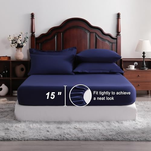 NTBAY King Microfiber Bed in a Bag, Comforter Set 7 Piece - Image 3