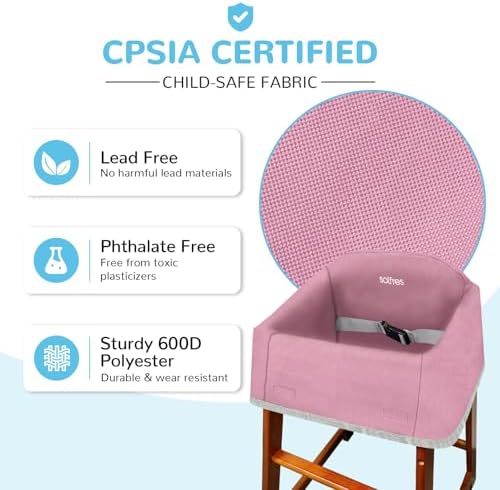 Dual-Belt Baby High Chair Cover, Upgrade Version, - Image 4