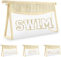 Iqimott Clear Patch Makeup Letter Bag, Boho Letter Bag by Iqimott