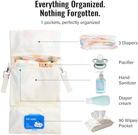 GOBABYMART Small Diaper Bag Tote, Maternity Baby Bag - Image 4