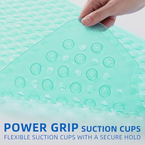 ZHICHENG Bath Tub and Shower Mats, Non-Slip 39 x 16 Inch Extra Long Bath Mat - Image 2
