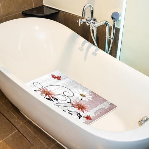 Shower Mat Bathtub Mat, 26.8x15.1 inch, Non-Slip Bath Mat - Image 5