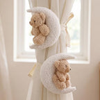 Chumia 2 Pack Moon Bear Curtain Tiebacks Cute Nursery Decor - Image 6
