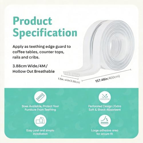 Furniture Edge Protector for Baby, 157.48 * 1.5in - Image 3