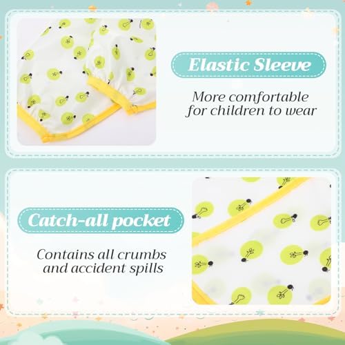 Tarpop Long Sleeve Bibs, Infant Smocks Bulk - Image 6