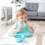 Bumkins Bibs, Silicone Pocket for Babies, Baby Bib for Girl or Boy, for 6-24 - Image 4