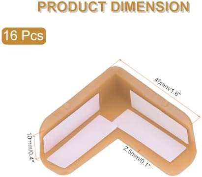 uxcell Corner Protectors, Furniture Corner Guard and Edges Safety Bumpers - Image 2