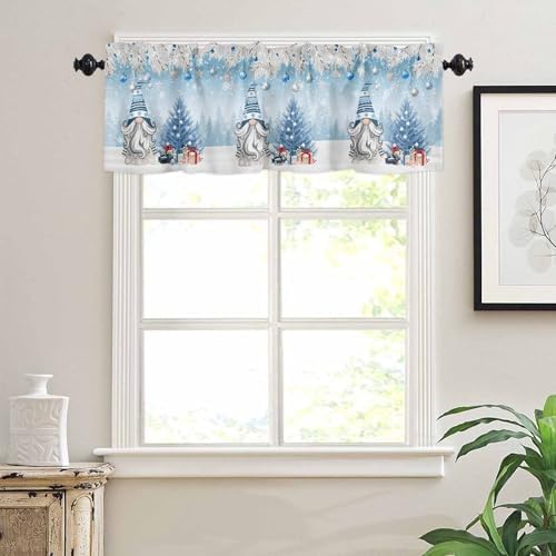 Vandarllin Christmas Gnome Kitchen Curtains and Valances Set, Winter Merry - Image 6