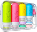 Tocelffe TSA Approved Travel Bottles Set – 18 Piece Leak-Proof Silicone by Tocelffe