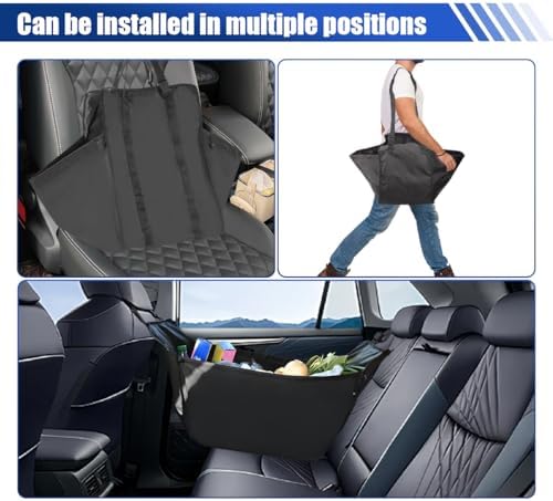 Car Seat Organizer, Collapsible Large Capacity Hanging Car Passenger Seat - Image 5