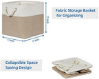 Temary Cube Storage Bins 11 x 11 Fabric Storage Baskets 4 Pack Storage Cubes - Image 7