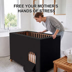 Blackout Crib Cover, Breathable Canopy - Image 6