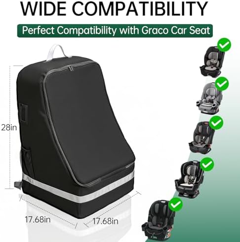 Car Seat Travel Bag Compatible - Image 3
