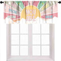 Kids Rainbow Window Valance, Colorful Inspirational Quotes Abstract by Unknown