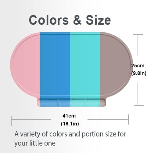 Silicone Placemat for Baby, Silicone Baby Toddlers Non-Slip Tablemats Stain - Image 7