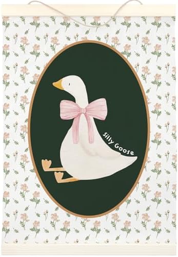 LKETW Forest Green Silly Goose Poster Hanger Frame, 12x16 inch Preppy Wall Art by LKETW