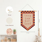 Long Live Girlhood Banner Hanging Flag, Girls Room Decor - Image 7