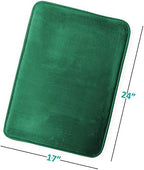 Clara Clark Bathroom Rugs, Velvet Memory Foam Bath Mat, Machine Washable Bath - Image 3