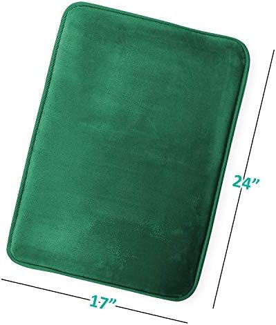 Clara Clark Bathroom Rugs, Velvet Memory Foam Bath Mat, Machine Washable Bath - Image 3