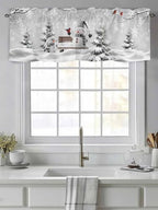 Vandarllin Winter Christmas Valance Curtains - Image 2