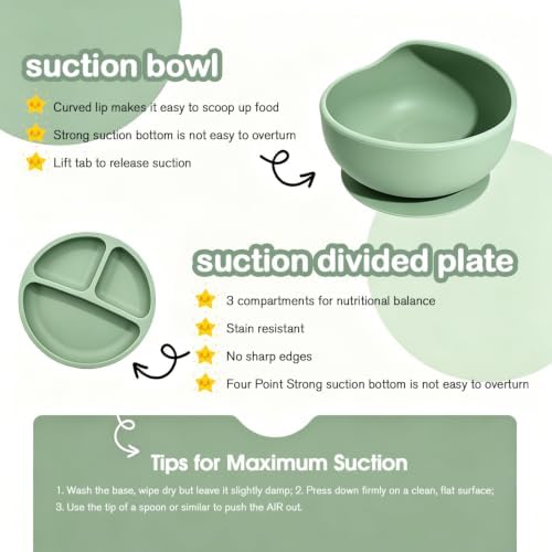 Silicone Baby Feeding Utensils Set - Image 6