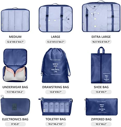 Mossio 9 Set Packing Cubes - Image 3