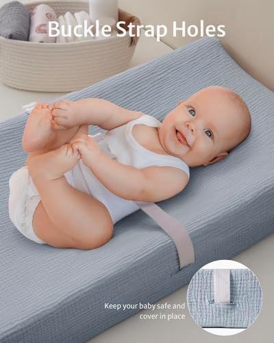 Blissful Diary Muslin Changing Pad Cover - Image 3