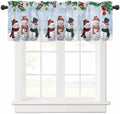 Vandarllin Christmas Kitchen Curtains Valances by VandarllinHomeKitchenDecor