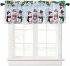 Vandarllin Christmas Kitchen Curtains Valances by VandarllinHomeKitchenDecor