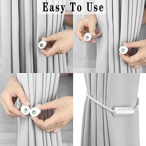 Magnetic Curtain Tiebacks Holdbacks Decorative Tie Backs - Image 4