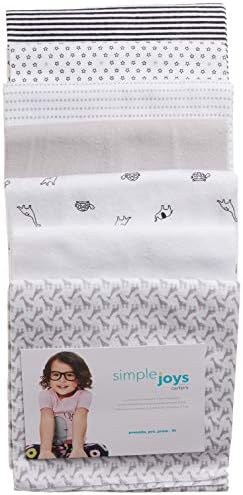 Simple Joys by Carter's Unisex Babies' Flannel Receiving Blankets - Image 3