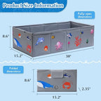 Collapsible Baby Bathtub Portable Travel Bath Tub - Image 4