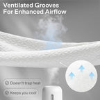 100% Waterproof Noiseless & Breathable Queen Size Mattress Protector -White - Image 6
