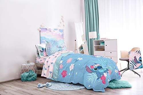 Disney Lilo & Stitch Twin Comforter Set, 5 Piece Reversible Bed in a Bag - Image 7