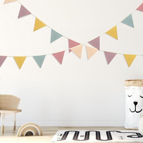 VitalCozy 17 ft Pennant Banner Flags, Each 8.5 ft - Image 4