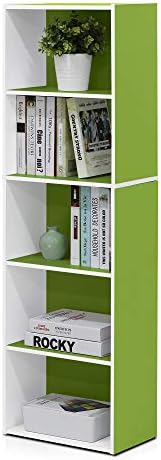 Furinno LUDER Book Shelf, 5-Tier Bookshelf, Bookcase by Furinno-FitsYourSpaceFitsYourBudget