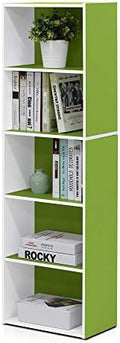Furinno LUDER Book Shelf, 5-Tier Bookshelf, Bookcase by Furinno-FitsYourSpaceFitsYourBudget