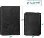 Clara Clark 2 Piece Bathroom Rugs Bath Mat Set, Velvet Memory Foam Bath Mats - Image 3