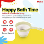 DOLU NUVE Foldable Bath Ladle for Compact Toddler Wash Tub, Ages 6+ Months - Image 2