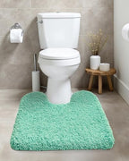 ILANGO Toilet Rugs U Shaped 22" × 24", Soft Absorbent Microfiber Bath Rugs - Image 2