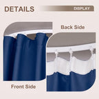 MaKefeile Room Divider Curtains & Flexible Bendable Tracks Set, Privacy - Image 5