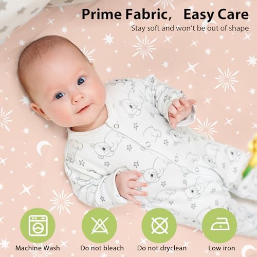 Baby Bedside Bassinet Sheets Fitted, 33”x20” Compatible - Image 5