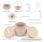 BPA-Free Non-Toxic Silicone Baby Feeding Set – Suction Plate, Bib & Cup – - Image 3