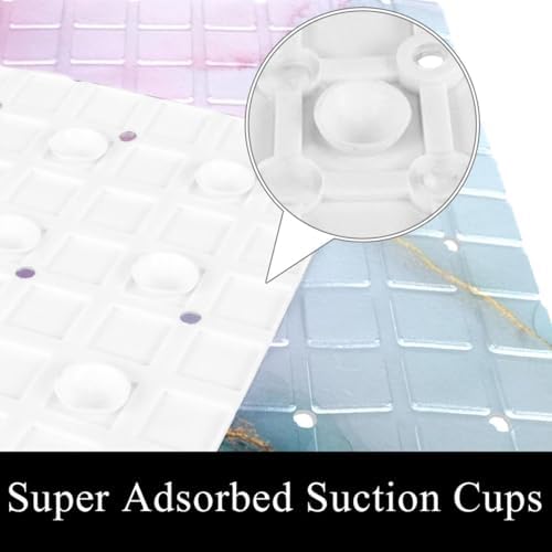 Bathtub Mat Non Slip 26.8x15.1 Inch, Machine Washable Shower Mats - Image 3