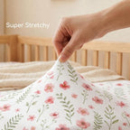3 Pack Baby Crib Sheets for Boys Girls 52x28 Fitted Crib Sheet - Image 7