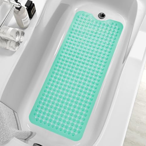 ZHICHENG Bath Tub and Shower Mats, Non-Slip 39 x 16 Inch Extra Long Bath Mat by Unknown