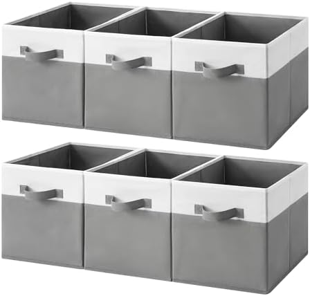 Cupic Cupid 6-Pack 11x11 Storage Cube, Fabric Storage Cubes by CupicCupid