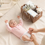 HBlife Large Baby Diaper Caddy, Paper Rope Storage Baskets Nursery Bin - Image 6