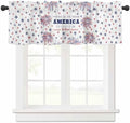 Vandarllin 4th of July Kitchen Curtains Valances by VandarllinHomeKitchenDecor